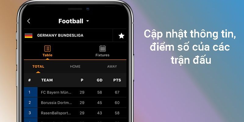Livescore sở hữu nhiều đặc điểm nổi bật, ấn tượng