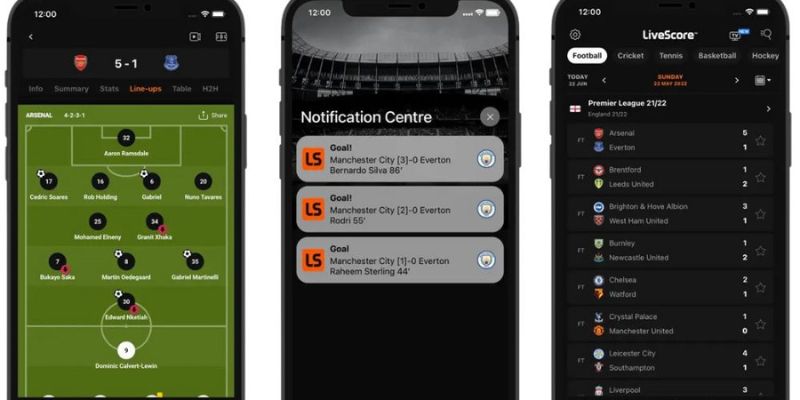 Livescore có tầm quan trọng nhất định với cá cược bóng đá