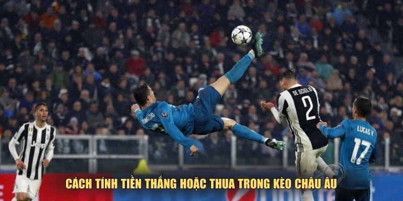 Cách tính tiền thắng hoặc thua trong kèo châu Âu