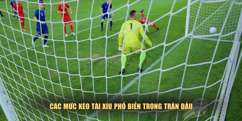 Một số cửa kèo tài xỉu phổ biến trong trận đấu